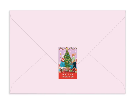 Meowy Christmas Greeting Card Puzzle