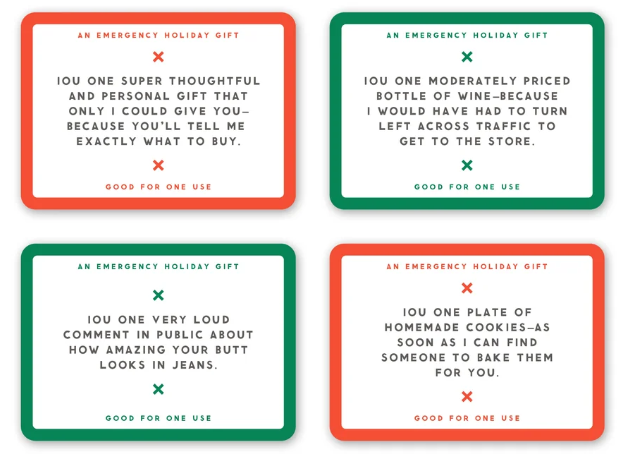 Brass Brass Monkey Emergency Holiday Ious Card Set (cards)