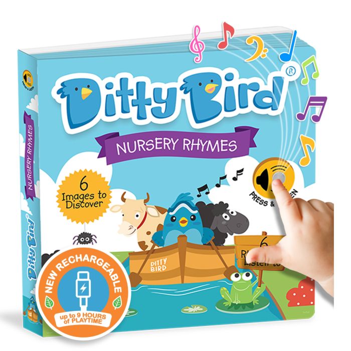Ditty Bird Nursery Rhymes Multi-coloured 16x2x16cm