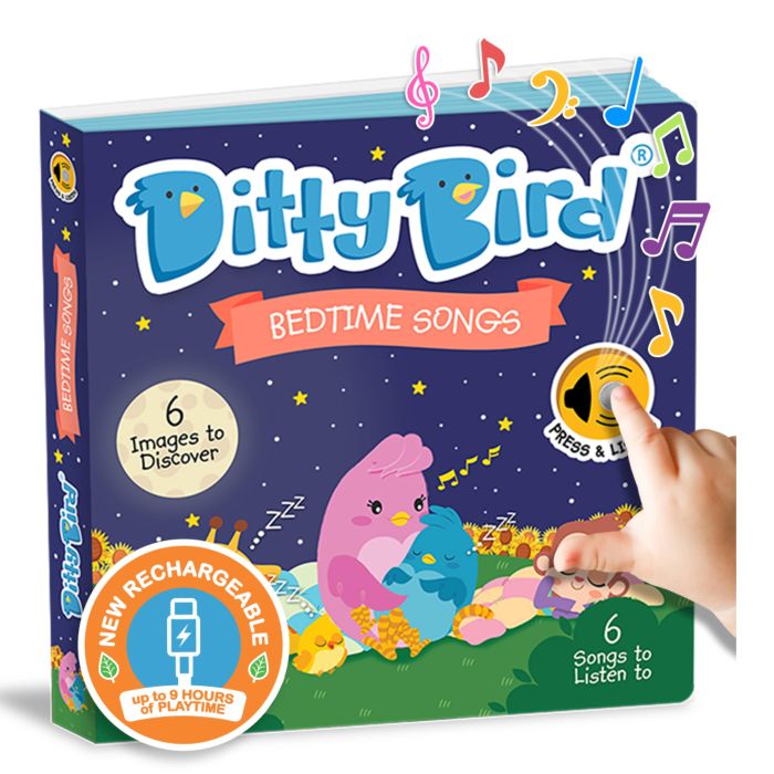 Ditty Bird Learning Songs Multi-coloured 16x2x16cm