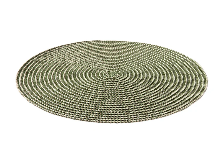 Casa Domani Cala Woven Placemat 36cm Green