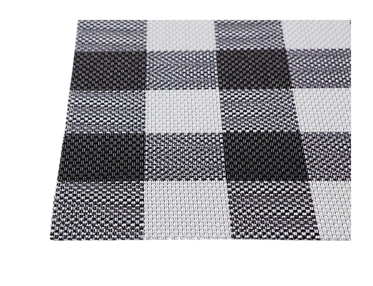 Casa Domani Trattoria Placemat 45x30cm Black Check