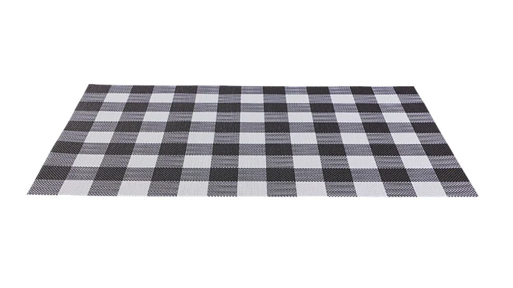 Casa Domani Trattoria Placemat 45x30cm Black Check