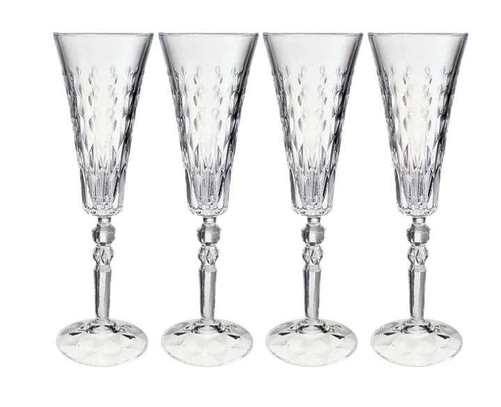 Maxwell & Williams Francesca Champagne Flute 160ml Set Of 4