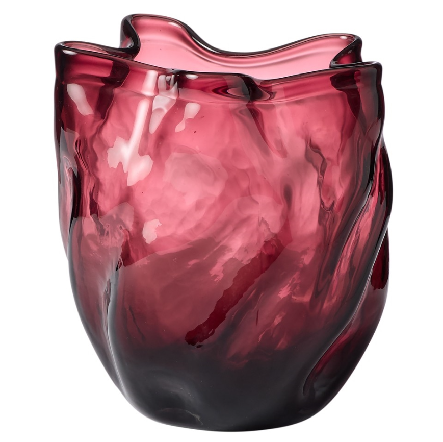 Ecology Tulip Vase 17cm Elderberry