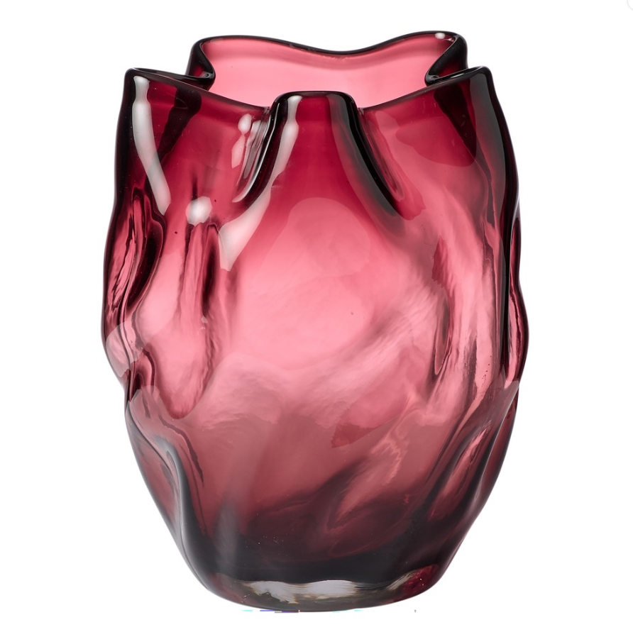 Ecology Tulip Vase 24cm Elderberry