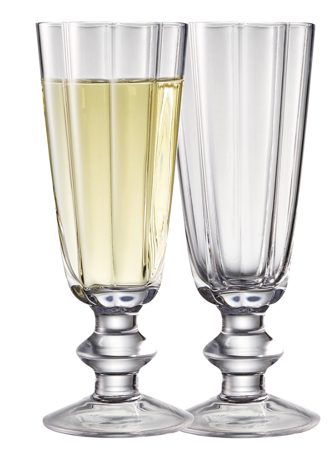 Ecology Ellery Set Of 4 Champagne Flutes 290ml