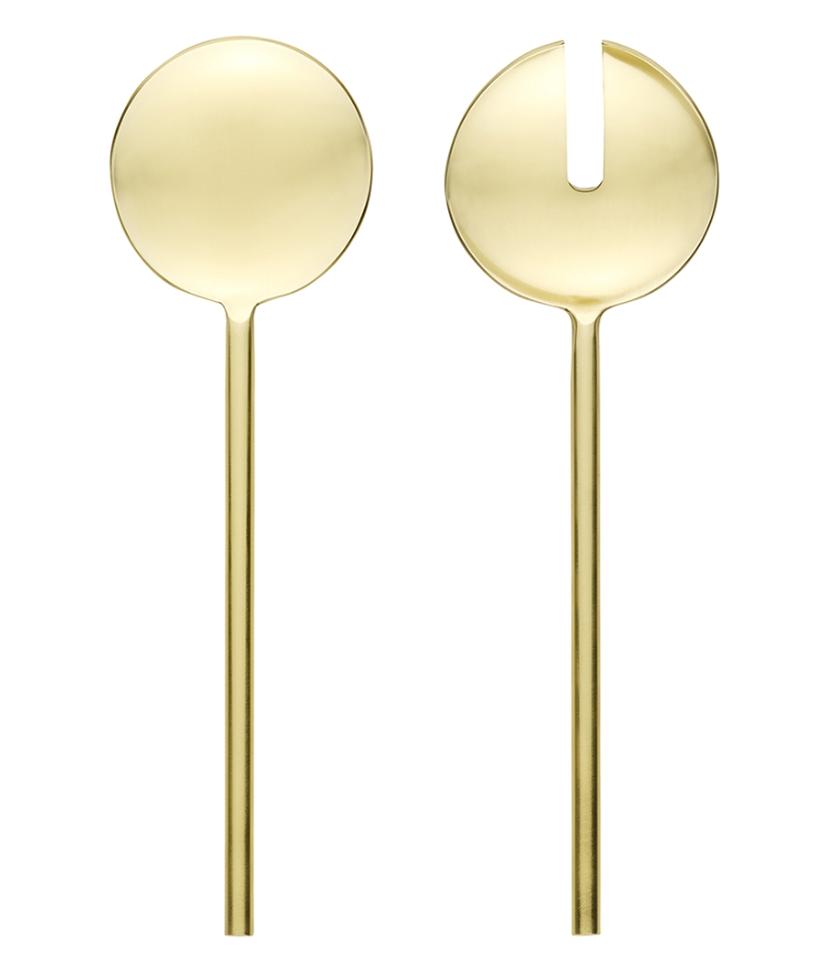 Ecology Apostle Salad Servers 26cm Gold