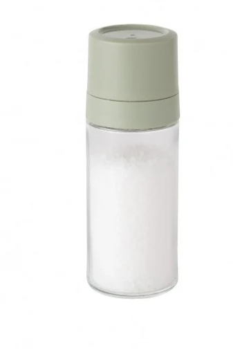 Berghoff Balance Glass 2pc Covered Grinder And Shaker Set, Green