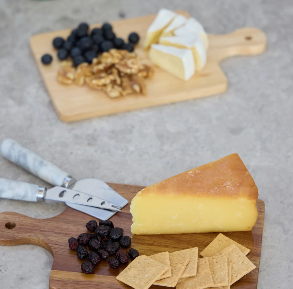 Avis & Waddell Nuvolo Marble Long Cheese Knives 3pcs Set