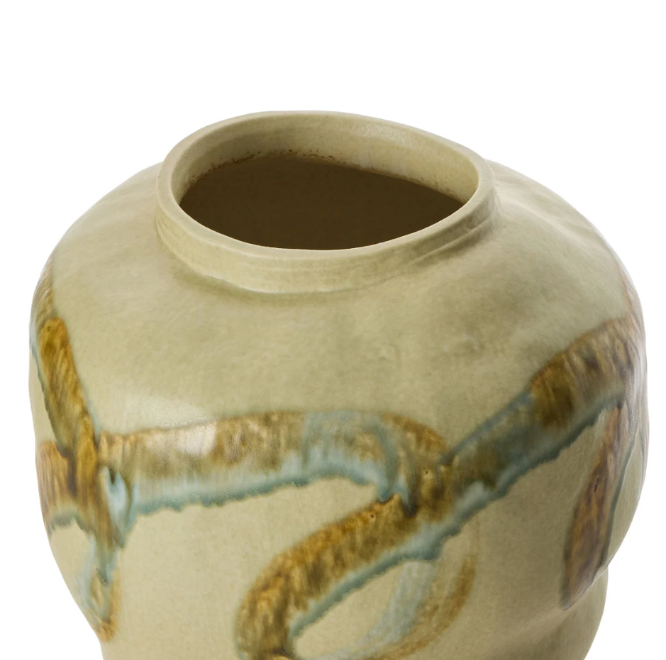Amalfi Erol Vase Collection Green & Brown
