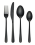 Maxwell & Williams Lume 16pc Cutlery Set Black