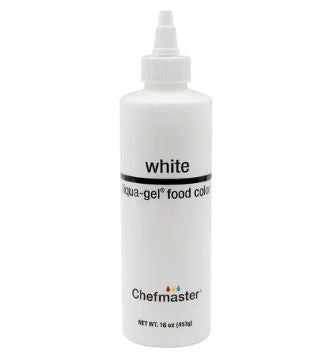Chefmaster Liqua-gel Bright White - 16oz/453g