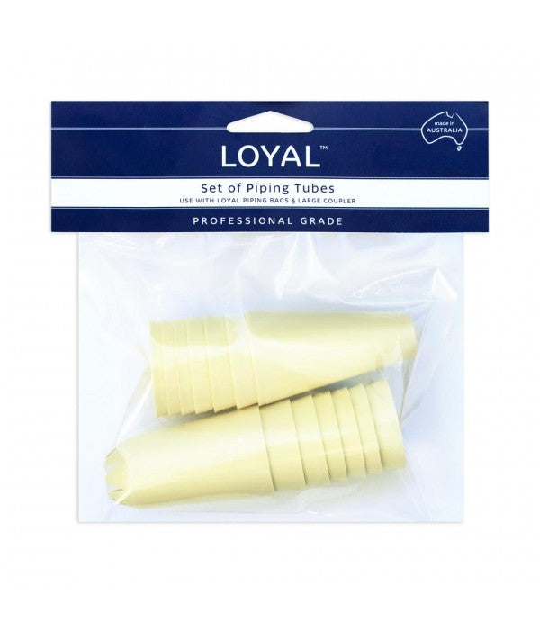 Loyal Set Of 14 Plastic Assorted Round+star Piping Tubes