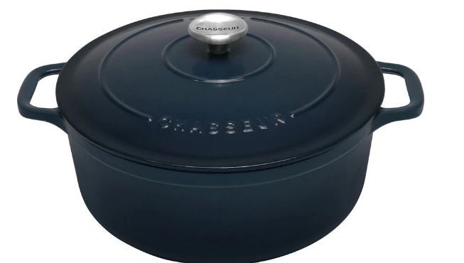 Chasseur Round French Oven 26cm/5 Licorice Blue