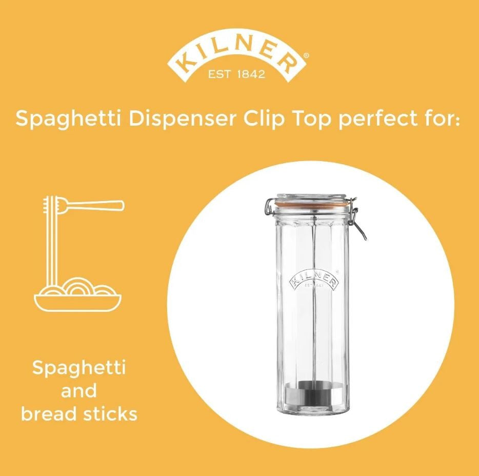 Kilner Facetted Spaghetti Jar 2.2l