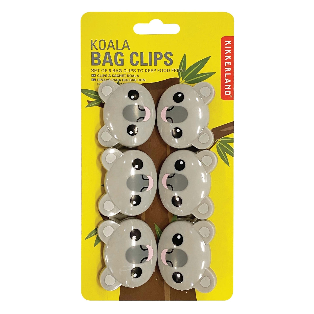Koala Bag Clips - 6pk