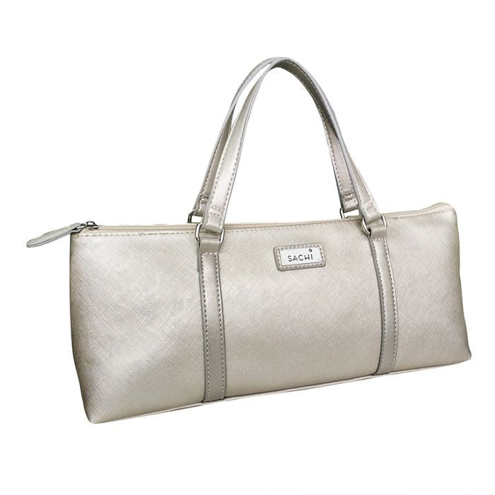 Sachi Insulated Wine Purse - Silver