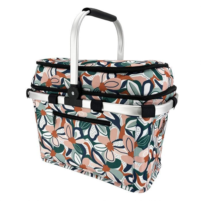 Sachi 4 Person Insulated Picnic Basket - Desert Floral
