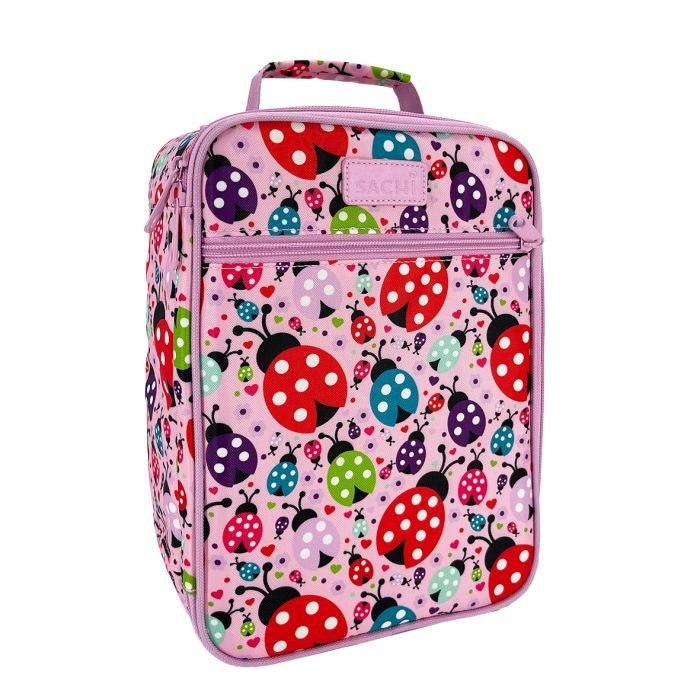 Sachi "style 225" Insulated Junior Lunch Tote - Lovely Ladybugs