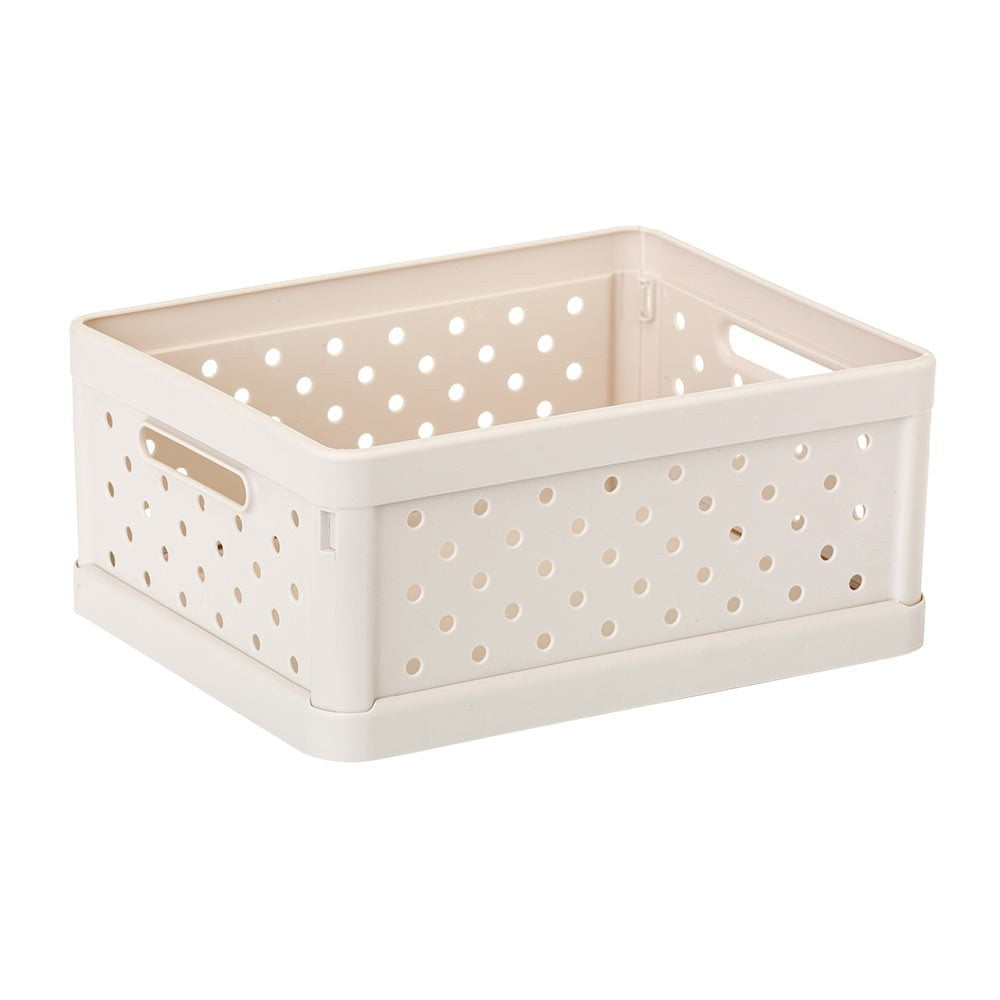 Vigar Compact Foldable Crate 3.3l Sand White