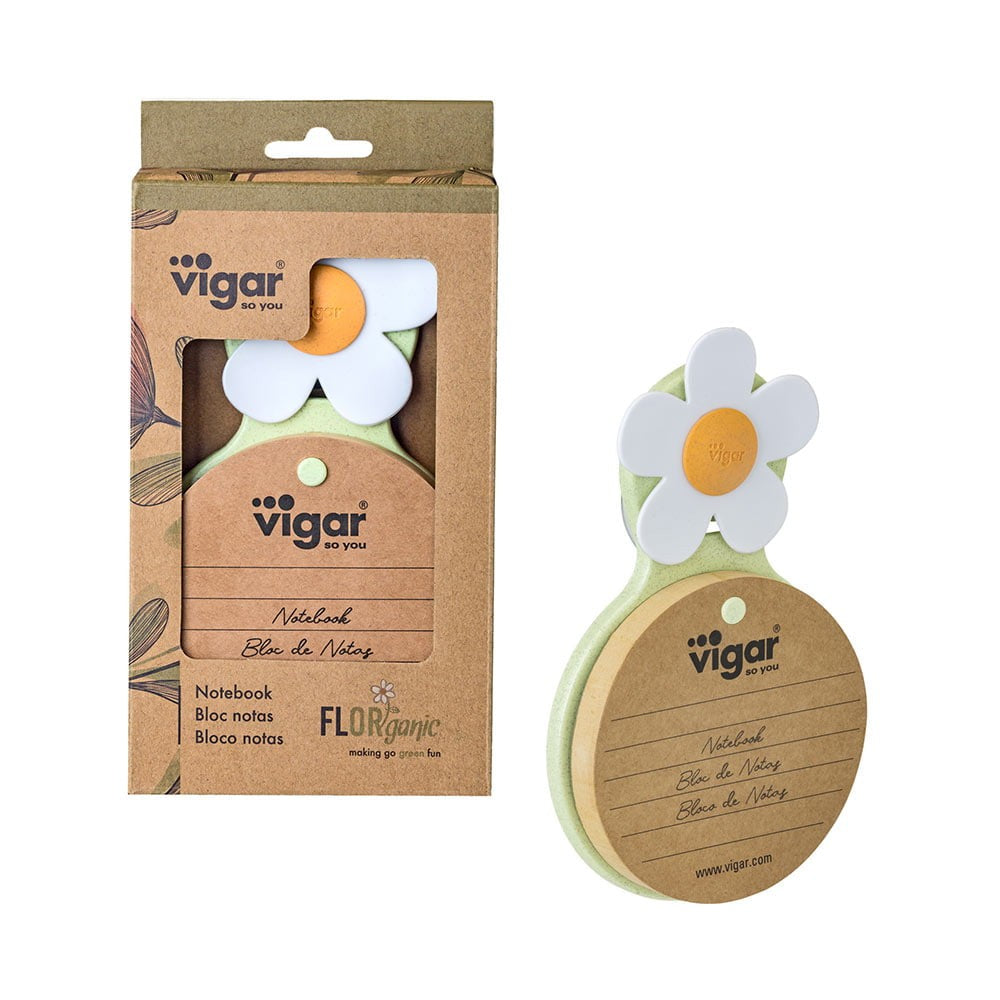 Vigar Florganic Flower Power Notebook With Suction