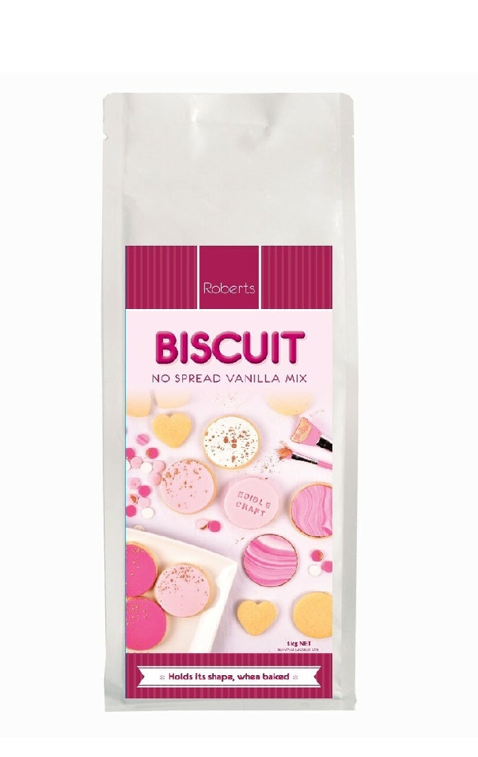 Roberts Edible Craft - Biscuit No Spread Vanilla Mix 1kg