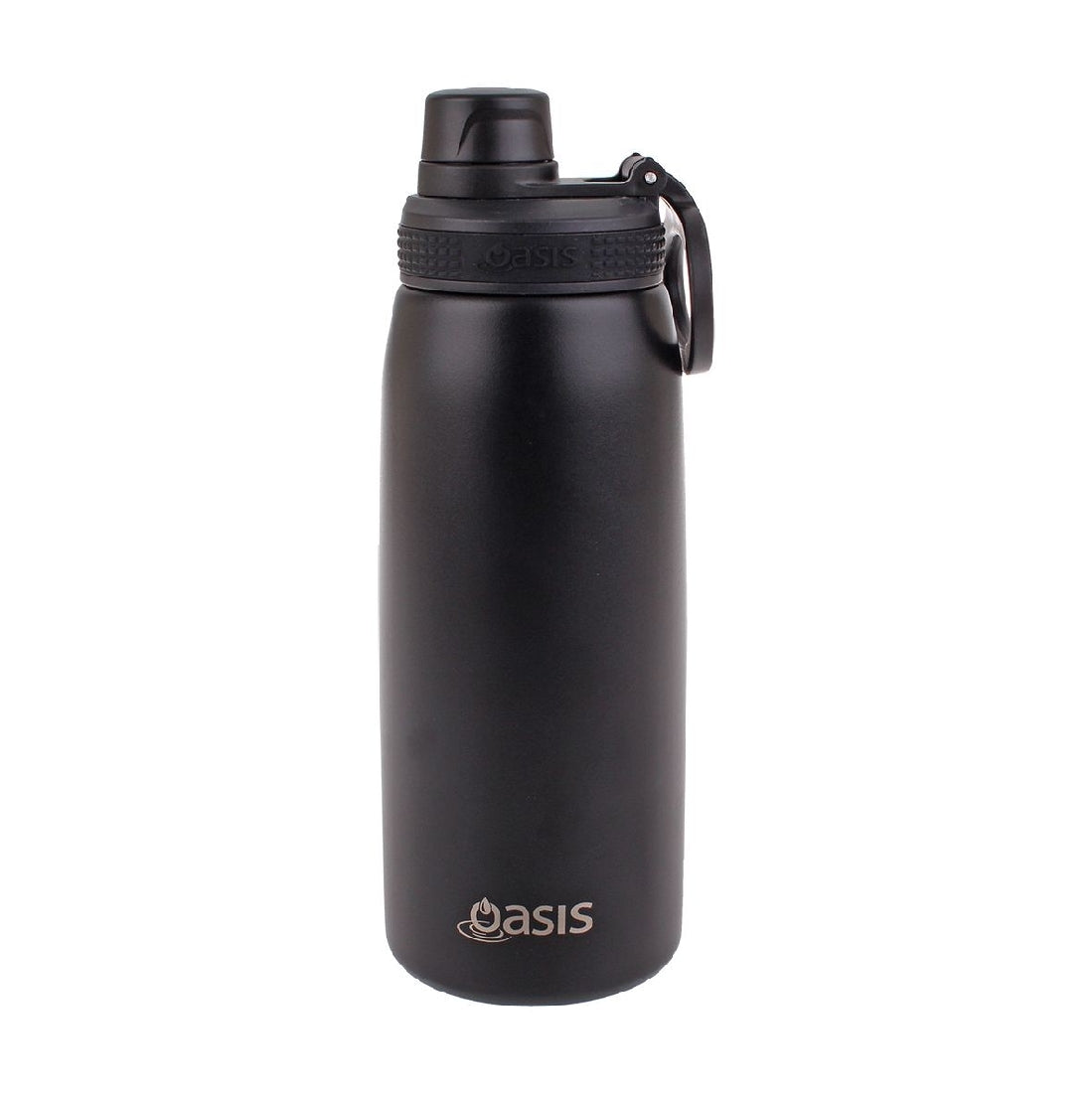 Oasis S/s Double Wall Insulated Sports Bottle W/ Screw-cap 780ml - Black