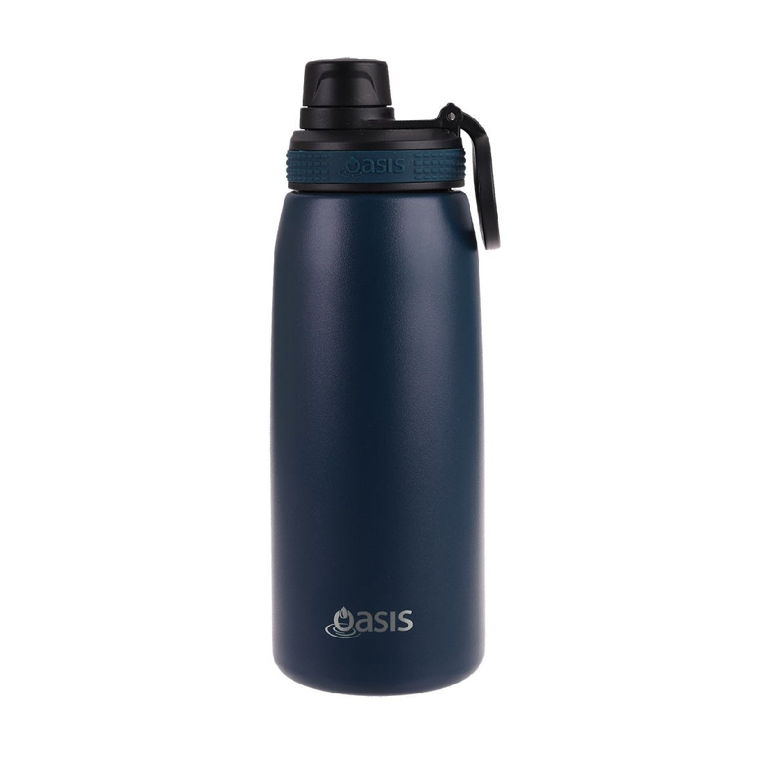 Oasis S/s Double Wall Insulated Sports Bottle W/ Screw-cap 780ml - Navy