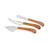 Stanley Rogers Pistol Grip Acacia 3 Piece Cheese Knife Set