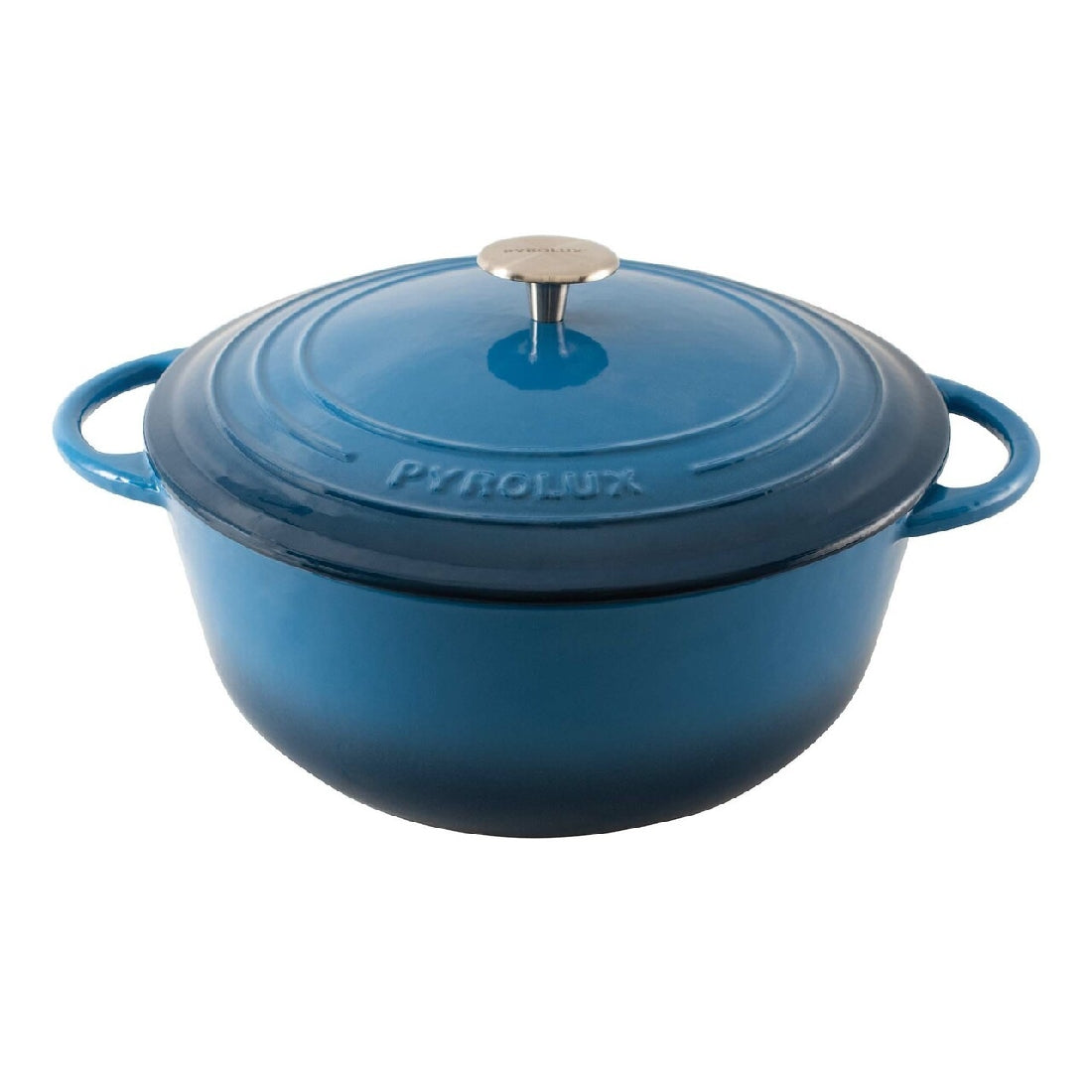 Pyrochef Round French Oven 28cm/6l Blue