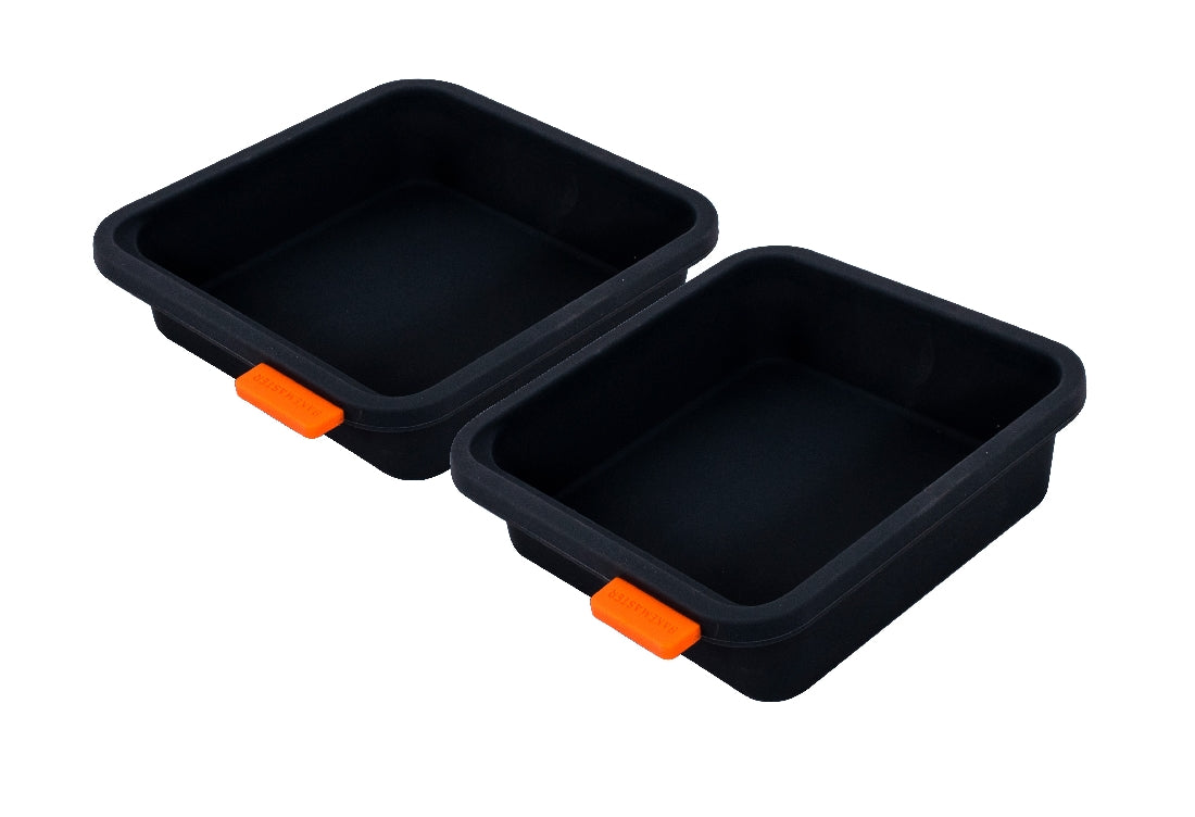 Bakemaster Set Of Two Divider Trays - 13x13x3.6cm