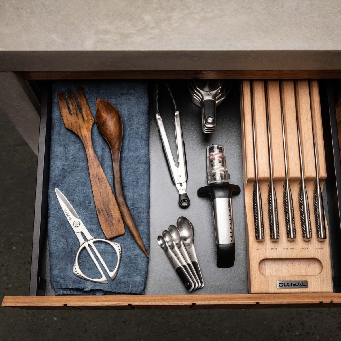 Global Hikaeme 6pc In-drawer Cutlery Set