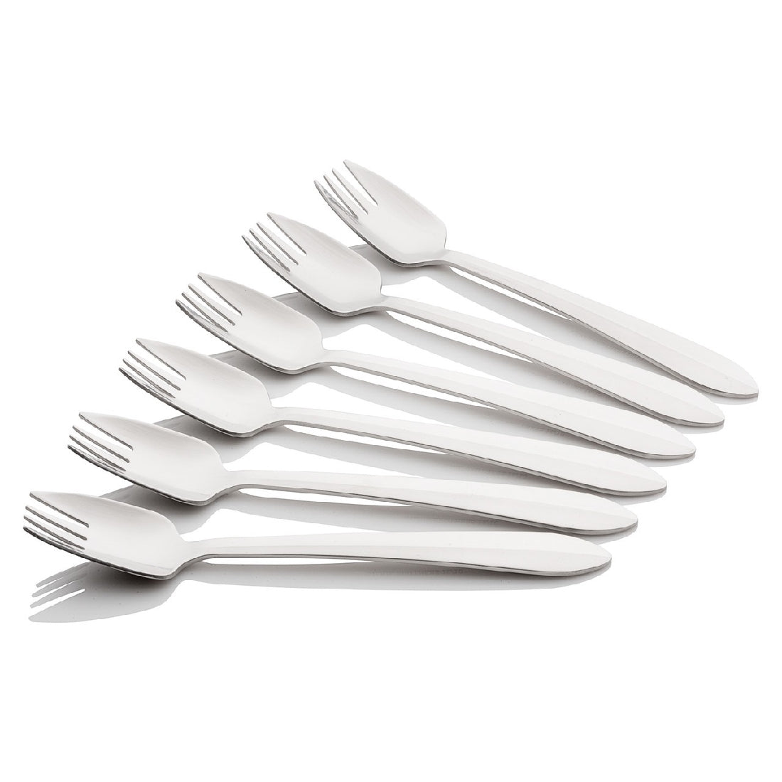 Wilkie Brothers 6 Piece Buffet Fork Set - Satin Finish