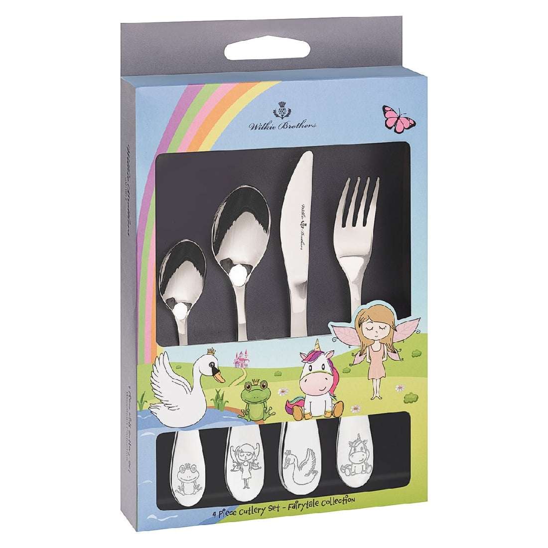 Wilkie Brothers 4 Piece Children's Cutlery Set - Fairytale