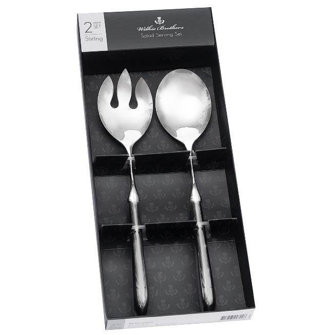 Wilkie Brothers Stirling 2 Piece Salad Serving Set