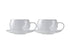 Maxwell & Williams Blend Double Wall Cup & Saucer 270ml S/2