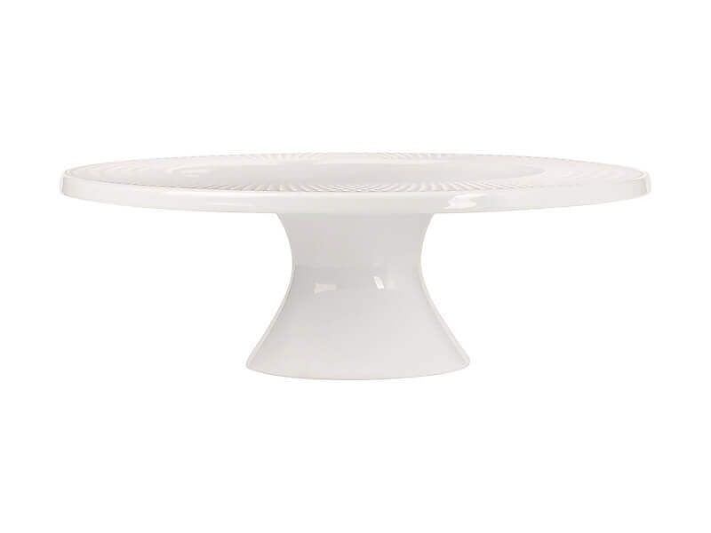 Maxwell & Williams White Basics Diamonds Footed Cake Stand 25cm