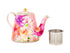 Maxwell & Williams Teas & C's Dahlia Daze Teapot With Infuser 500ml Pink