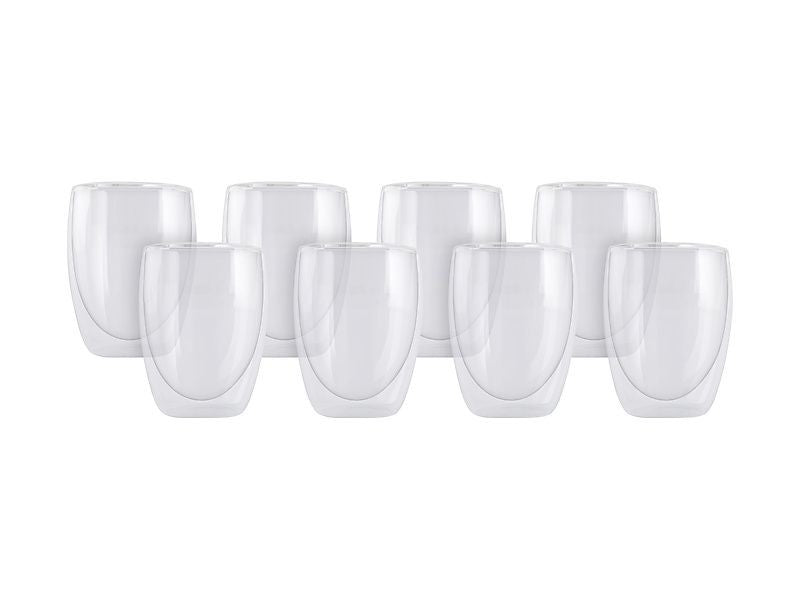 Maxwell & Williams Blend Double Wall Cup 350ml Set Of 8