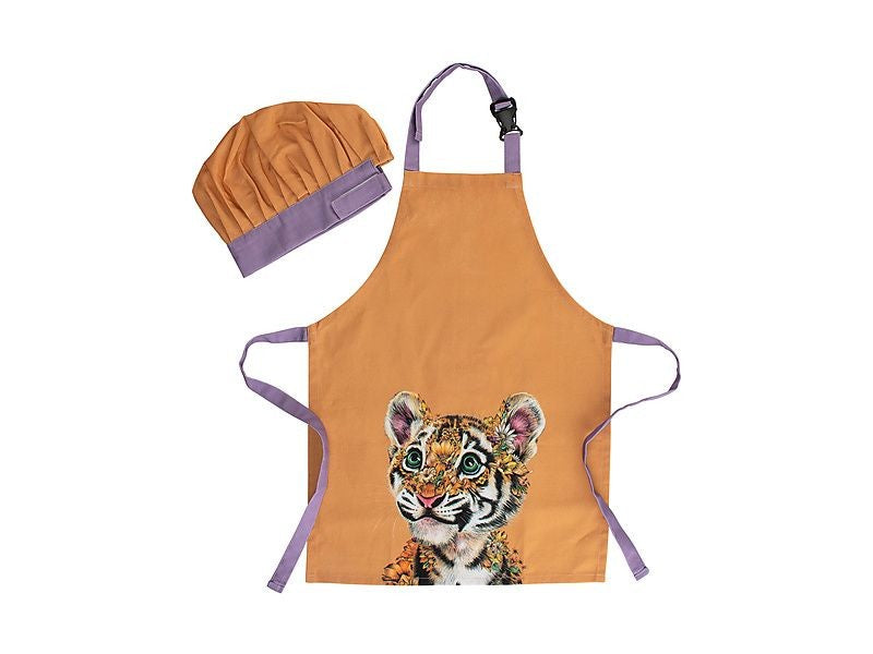 Maxwell & Williams Marini Ferlazzo Wild Planet Kids Apron & Hat Set Tiger