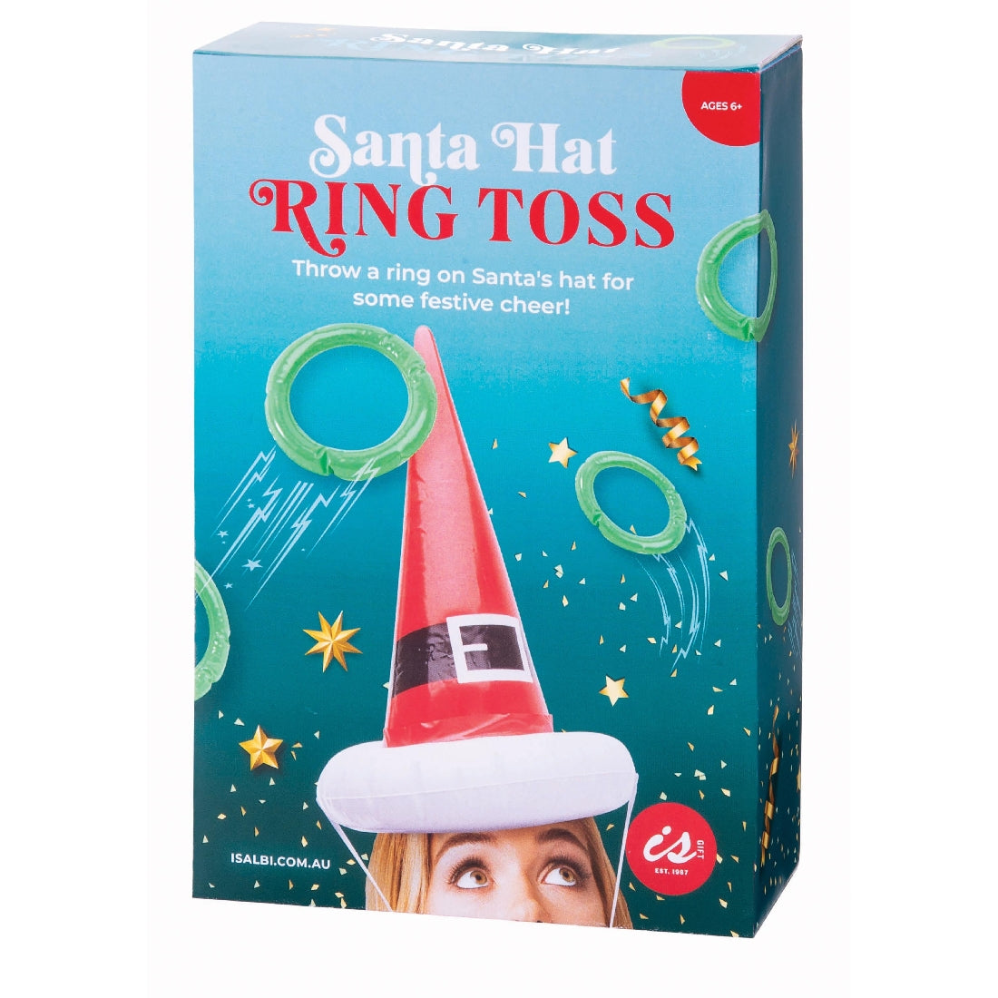 Santa Hat Ring Toss Game