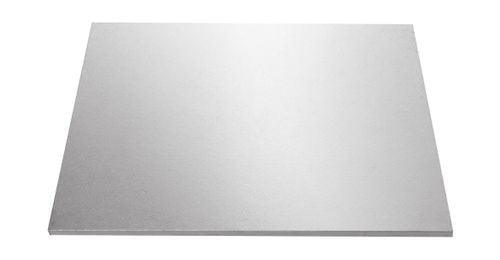 Mondo Cake Board Square - Silver Foil 12in/30cm