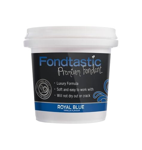 Fondtastic Vanilla Flavoured Fondant - Royal Blue 8oz