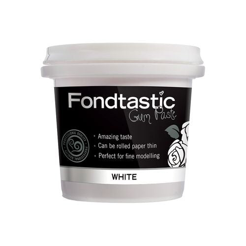 Fondtastic Ready To Use Gum Paste White 8oz/225gm