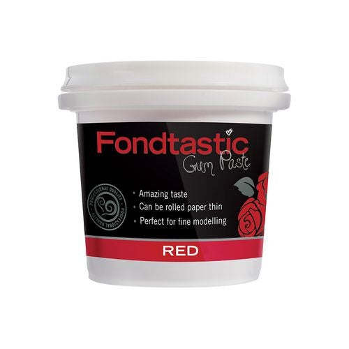 Fondtastic Ready To Use Gum Paste Red 8oz