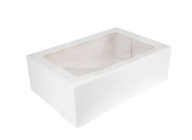 Mondo White Cake Box 6in Tall - 16x20"