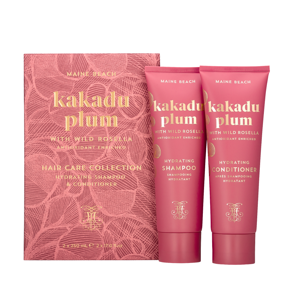 Kakadu Plum Duo Bodycare Collection Gift Set - Hand & Nail Creme And Body Mousse