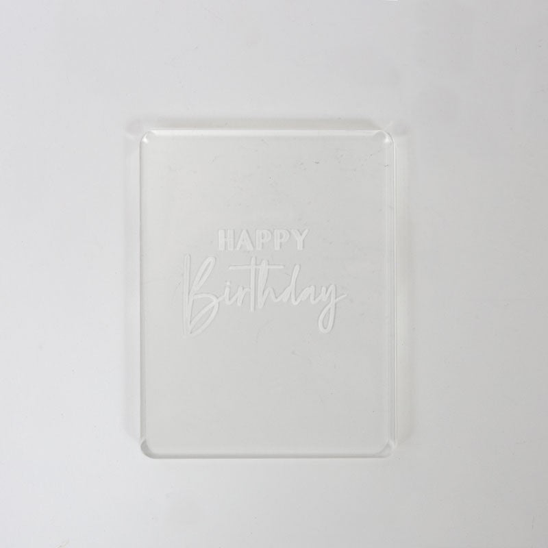 Coo Kie Embosser Stamp - Happy Birthday